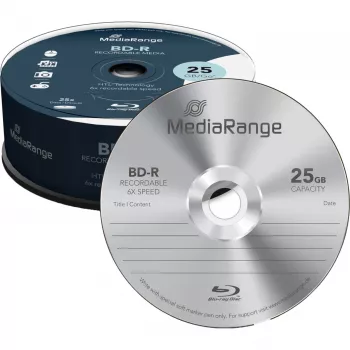 BD-R tukšs disks MediaRange MR514 25 GB 25 gab.