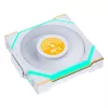 Korpusa ventilators Lian Li Uni Fan SL-INF 120 mm balts, 2100 RPM, 2.66 mmH2O, FDB, 12 V (3 gab.)