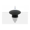 Egles formas klipsis DeLOCK 60187 melna neilona 15 mm 14,5 mm 10 gabali