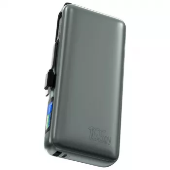 Ārējais akumulators 4smarts 541603 — Li‑Ion 20000 mAh, USB‑C + USB‑A, 165W kopējā izeja, 5A, pelēks
