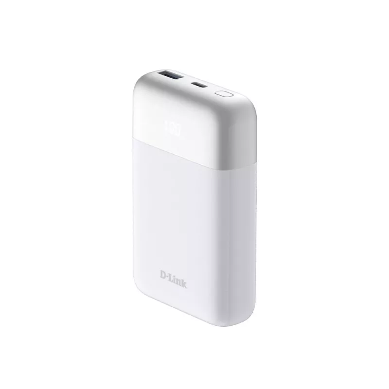 D-Link 10000mAh ārējais akumulators, 10000 mAh, Balts