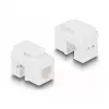 DeLOCK Keystone LSA komplekts RJ45 RJ11 Cat.6 melns klipšu turētājs