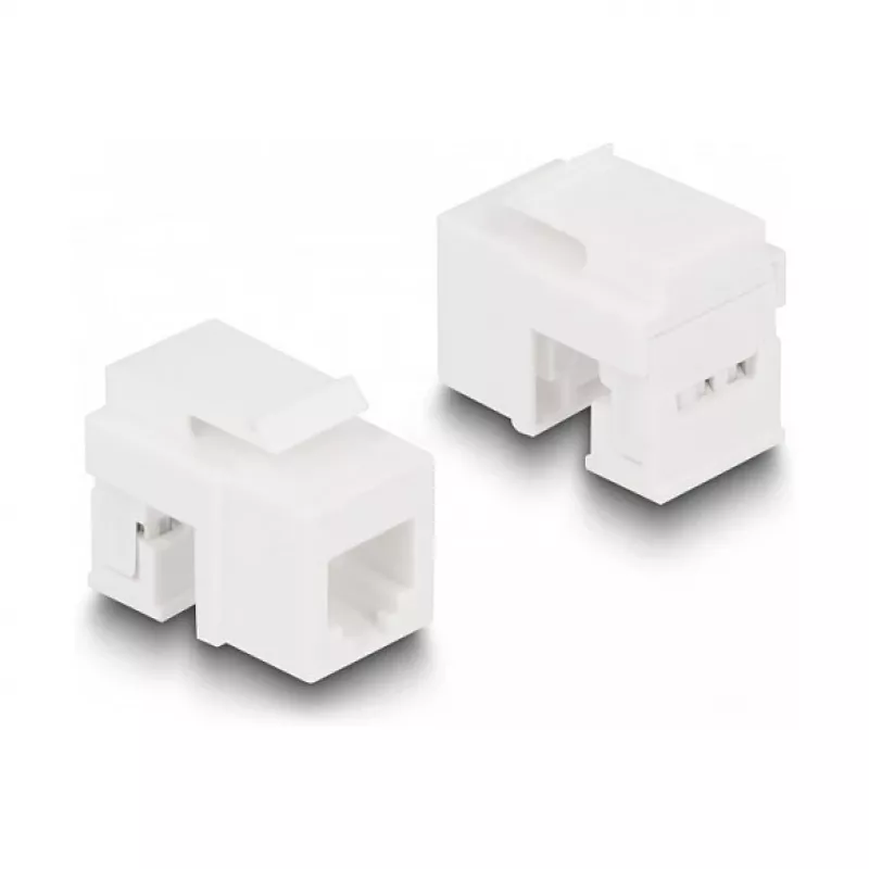 DeLOCK Keystone LSA komplekts RJ45 RJ11 Cat.6 melns klipšu turētājs