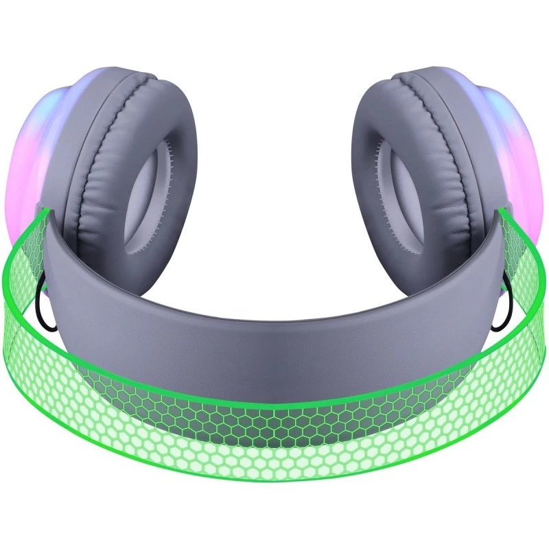 Bezvadu galvas siksnas austiņas DEFENDER Freemotion B651 — binaurālas, slēgtā akustiskā sistēma, 20–20000 Hz, 105 dB, USB-C, AUX