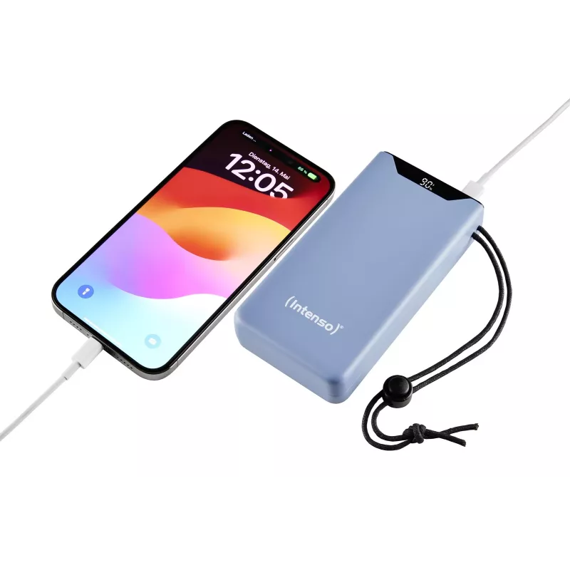 Intenso 7332055 ārējais akumulators litija polimēru (LiPo) 20000 mAh zils