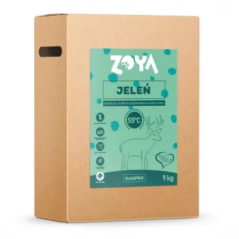 Sausā suņu barība ZOYA ColdPRO Deer 9 kg — pieaugušu suņu uzturēšanai, viena proteīna avota brieža gaļa, 26% olbaltumvielu, 9.5% tauku