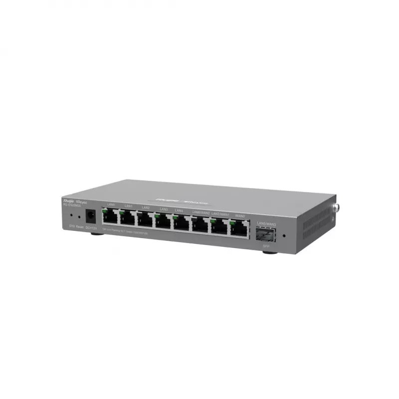 Maršrutētājs RUIJIE RG-EG209GS 9 portu Gigabit mākoņa vadība ar 8x Gigabit RJ-45 un 1x SFP
