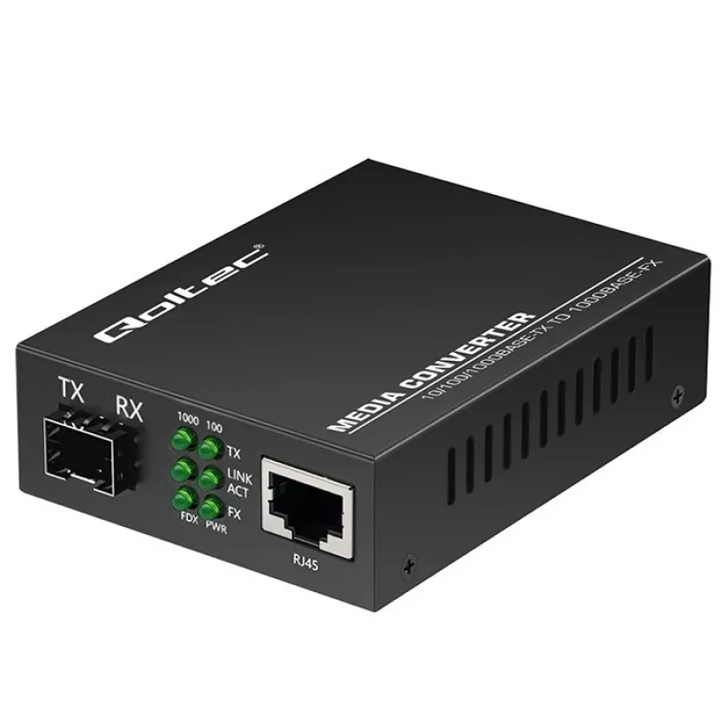 Mediju pārveidotājs SWITCH Ethernet 1x RJ45 1x SFP