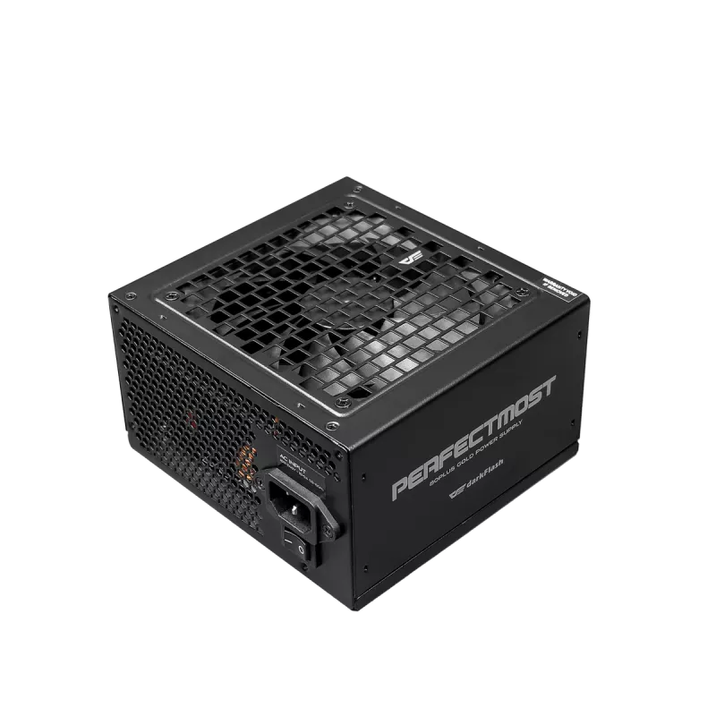 Barošanas bloks DarkFlash PMT1250 Melns — ATX galddatora barošanas bloks, 1250 W, kabeļi ar uzmavām