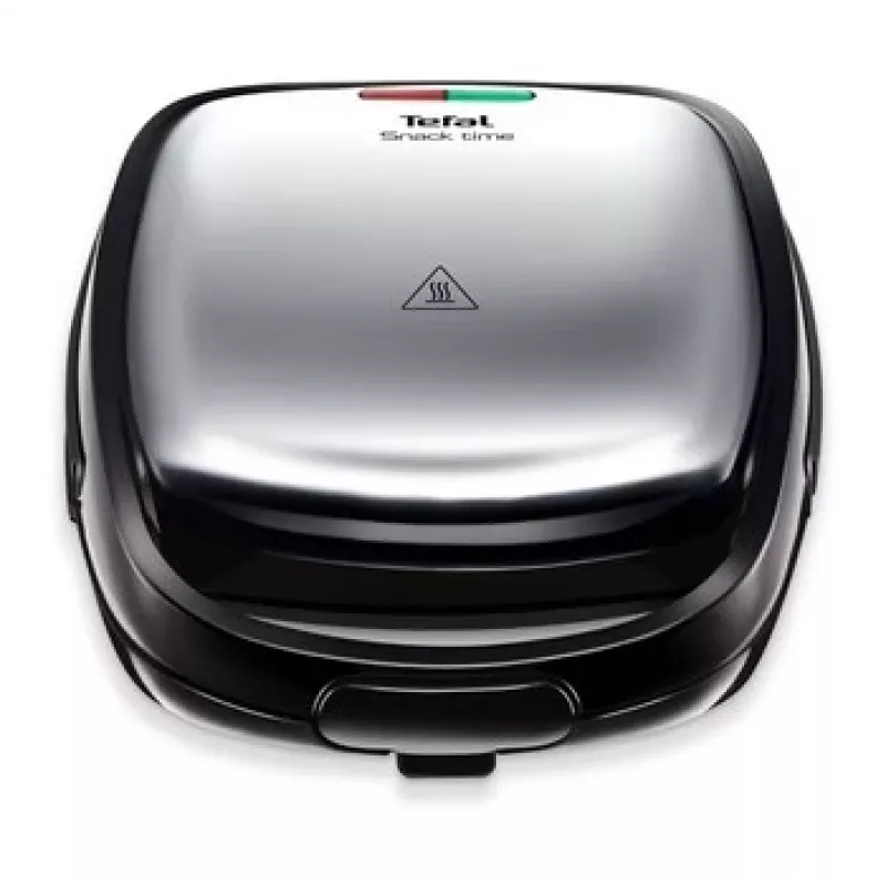 Tefal SW341D12 sendviču cepējs 700 W Melns, Nerūsējošais tērauds