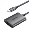 Karšu lasītājs UGREEN CM401 USB-C 5 Gb/s, alumīnija korpuss, MMCmicro, USB 3.2 Gen 1 Type-C