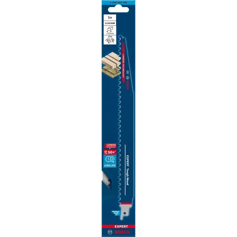Bosch 2 608 900 406 finierzāģa/figūrzāģa/virzuļzāģa asmens ar karbīdu
