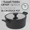 Katls Russell Hobbs RH01863EU7 20 cm Crystaltech nerūsējošais tērauds stikla vāks