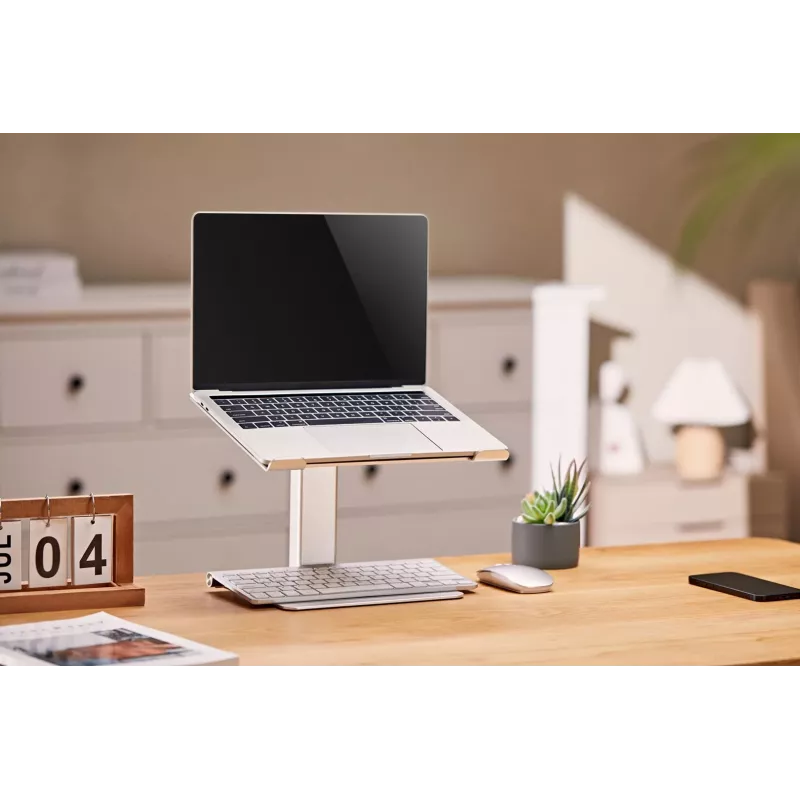 Gembird NBS-D1-02 klēpjdatora statīvs Sudraba 39.6 cm (15.6 inch)
