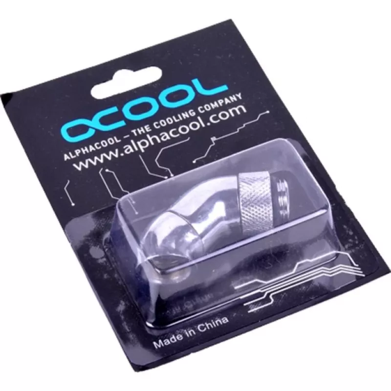 Ūdens šļūtenes savienotājelements Alphacool 17059 Misiņš Niķelis 1 gab. 61 g