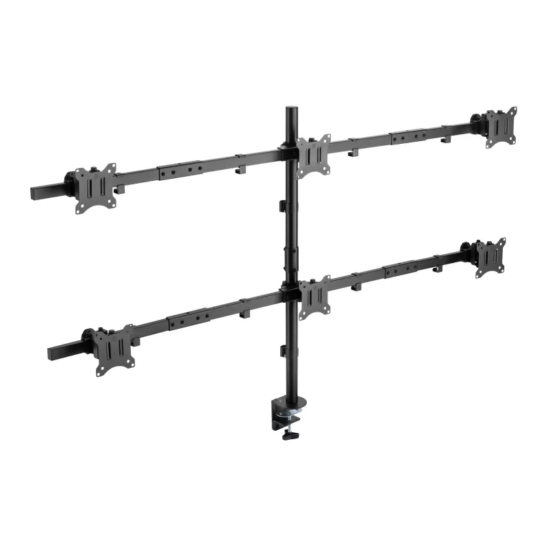 LCD stiprinājums SBOX LCD-352/6-2 17–32 collu displejiem, 7×7 kg, VESA 100×100