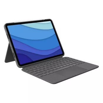 Logitech Combo Touch priekš iPad Pro 11 collu 1. 2. 3. 4. paaudzes Nordic QWERTY skārienpaliktnis