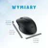 HP 435 Multi-Device Wireless pele, piemērota abām rokām, RF Wireless + Bluetooth, 4000 DPI, melna