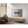 Fiksētais TV sienas stiprinājums GEMBIRD WM-100F-01 43–100 collu ekrāniem, tērauda, maks. slodze 75 kg, VESA 75x75–900x600