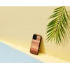 Man and wood aizsargājošs viedtālruņa maciņš iPhone 12 mini — melns