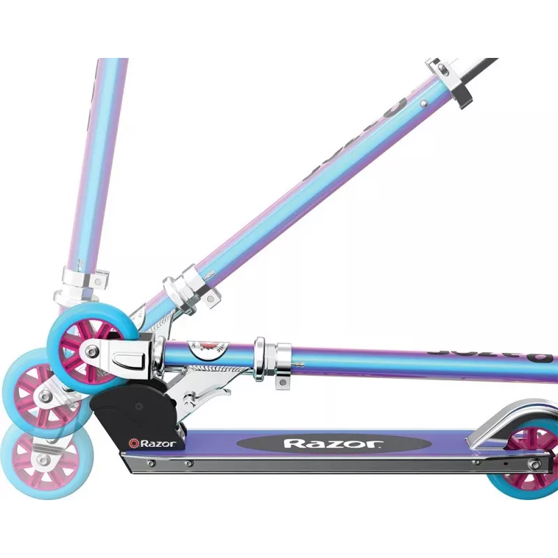 Razor A Special Edition izspēriens skrejritenis bērniem, daudzkrāsains – alumīnija klājs, PU riteņi, 2 riteņi, salokāms, maksimālā slodze 65 kg