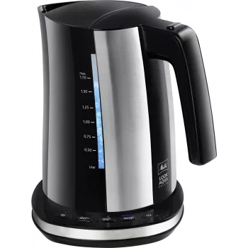 Elektriskā tējkanna Melitta 6766976 1,7 L 2400 W melna nerūsējošais tērauds