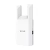 Tīkla retranslators TENDA T10 2.4 GHz Wi‑Fi 4, 300 Mbps, 2 ārējās antenas, 1x RJ-45, balts