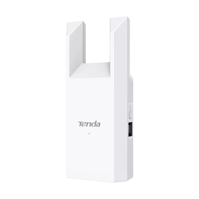 Tīkla retranslators TENDA T10 2.4 GHz Wi‑Fi 4, 300 Mbps, 2 ārējās antenas, 1x RJ-45, balts