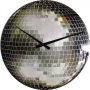 NeXtime klok 8801 Small Disco, Ø30 cm, Siena, Sudraba