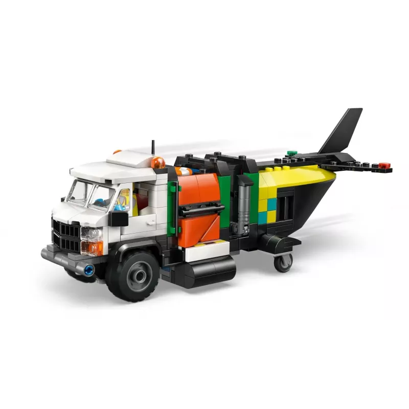 LEGO CITY 60505 Lidmašīna, Servisa Kravas Automašīna un Gaisa Spilvenu Kuģis