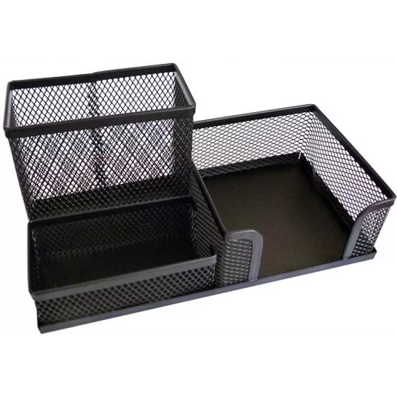 Pen/Pencil Holder Forpus FO30612 Metal Melns