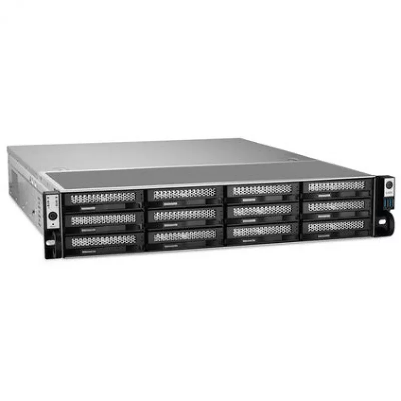 TerraMaster U12-500 Plus NAS Rack (2U) Intel® Core™ i7 16 GB DDR5 0 TB Pelēks