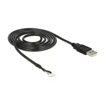 USB 2.0 A vīr. / 5 kontaktu V5 1,5 m kameras kabelis DeLOCK 95985