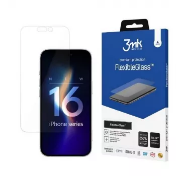 Rūdīta ekrāna aizsargplēve 3MK FlexibleGlass iPhone 16 Pro