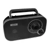 Pārnēsājamais radio Camry CR 1140b — AM/MF, pelēks, maiņstrāvas vai bateriju barošana, kompakts 280×65×113 mm