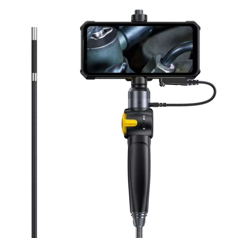 Endoskops UleFone EC03 1080P ar ūdensnecaurlaidīgu elastīgu kabeli, modelis UF-EC03