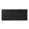 CHERRY STREAM TKL tastatūra Universāla USB QWERTZ Šveices Melna