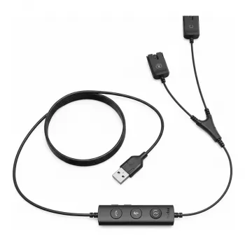 Kabelis, Yealink USB uz QD YHS sērijas austiņām — iepakojumā 10 gab.
