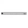 Tīkla slēdzis Ubiquiti UniFi ECS-24-POE — pārvaldīts L2/L3, 24× 10G RJ-45, PoE, 1U, pelēks