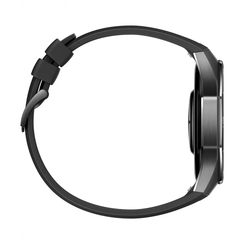 Viedpulkstenis HUAWEI WATCH GT5 Pro 46mm — 1,43 collu AMOLED, GPS, 524 mAh, titāna korpuss, melna siksniņa