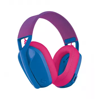 Logitech G435 Lightspeed bezvadu spēļu austiņas — zilas — 2,4 GHz — N/A — EMEA-914 (991-000527)