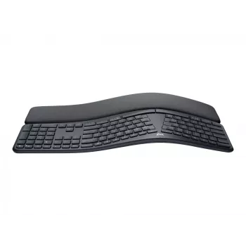 Logitech ERGO K860 - Tastatūra - Bezvadu - 2,4 GHz, Bluetooth 5.0 - QWERTY - Spāņu - Grafīts