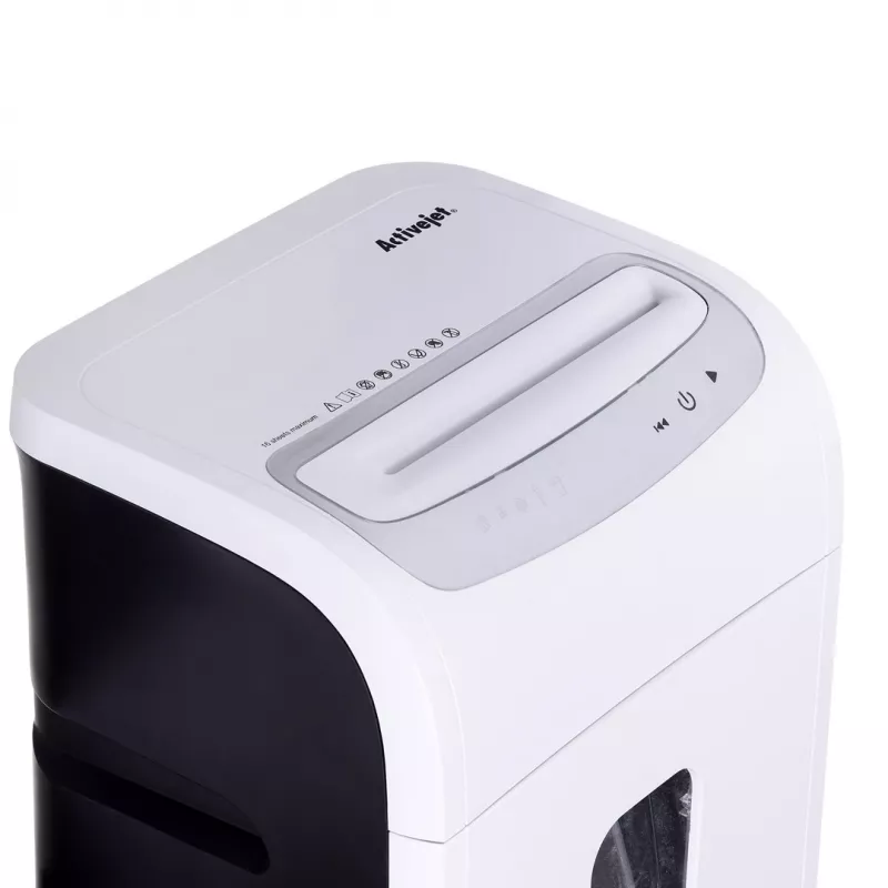 Šķeldotājs Activejet ASH-1602M, P-5, 28 l, 2x14 mm smalcinājums, balts