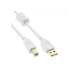 Microconnect USBAB2WF USB kabelis USB 2.0 2 m USB A USB B Balts