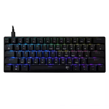 Mehāniskā tastatūra White Shark Shinobi-2 Blue Switch Melns US layout