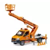 Vehicle BRUDER MB Sprinter darba platforma ieteicamais vecums 3+