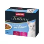 Mitrā kaķu barība animonda Vom Feinsten Adult paciņa 85 g — bez graudiem, bez sojas, 8×85 g (Junior, pilnvērtīga barība)