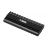 SSD korpuss IBOX HD-07 1x M.2 diskam, USB 3.2 Gen 2 (10 Gbit/s), USB-C, melns
