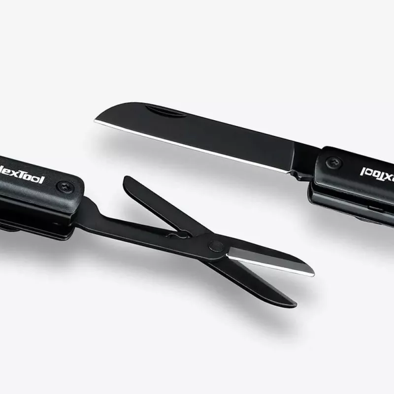Daudzfunkciju lukturītis-pildspalva Nextool NE20026 — LED 50 lm, 90 min darbības laiks, nerūsējošā tērauda nazis, šķēres, USB-C, alumīnijs, 125×15 mm, 38 g
