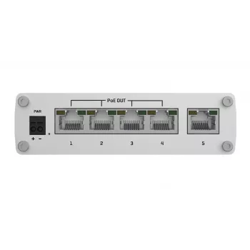 Teltonika TSW101 Slēdzis 5xGbE Ethernet 4xPoE+